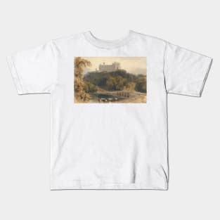 Belvoir Castle, Rutland by William Daniell Kids T-Shirt